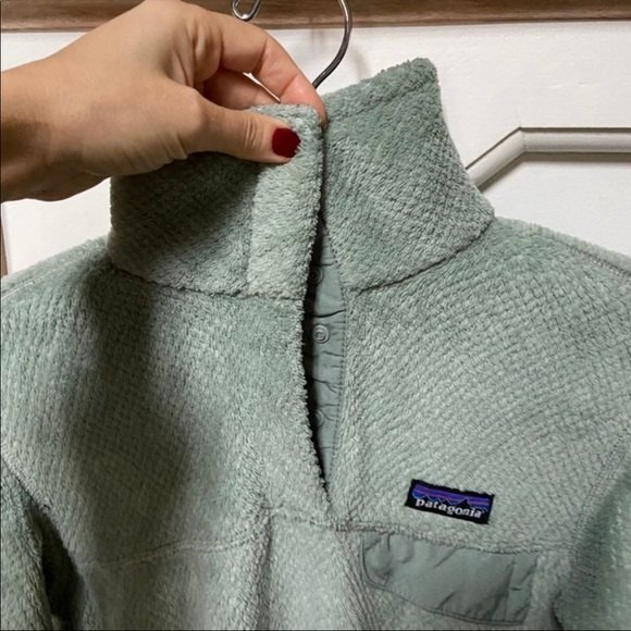 Patagonia Retool Snap T Fleece Pullover Sage Green S - Picture 8 of 9